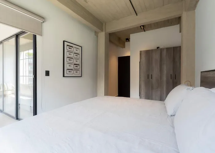 Apartment P402 Private Balcony 3bdrm 2bth Ac Rooftop Mexico City